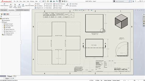 welded sheet metal box in solidworks|solidworks sheet metal drawing pdf.